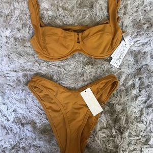 L*space Bronze Camellia Top & Cabana Bottoms (bitsy cut)